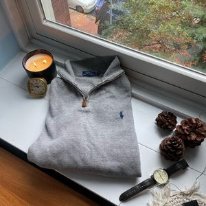 Polo Ralph Lauren Heather Grey Quarter Zip